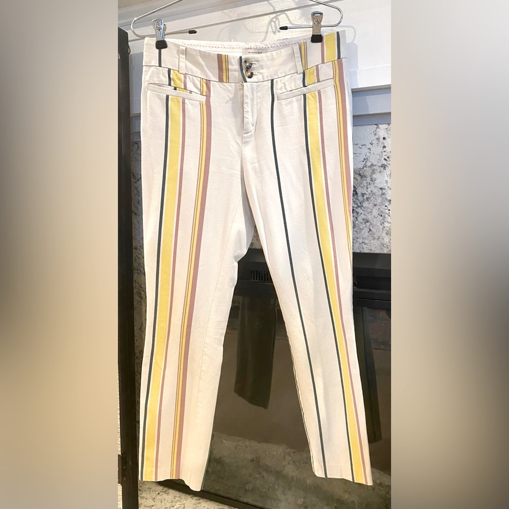 Anthropologie Essential Slim Crop Pant